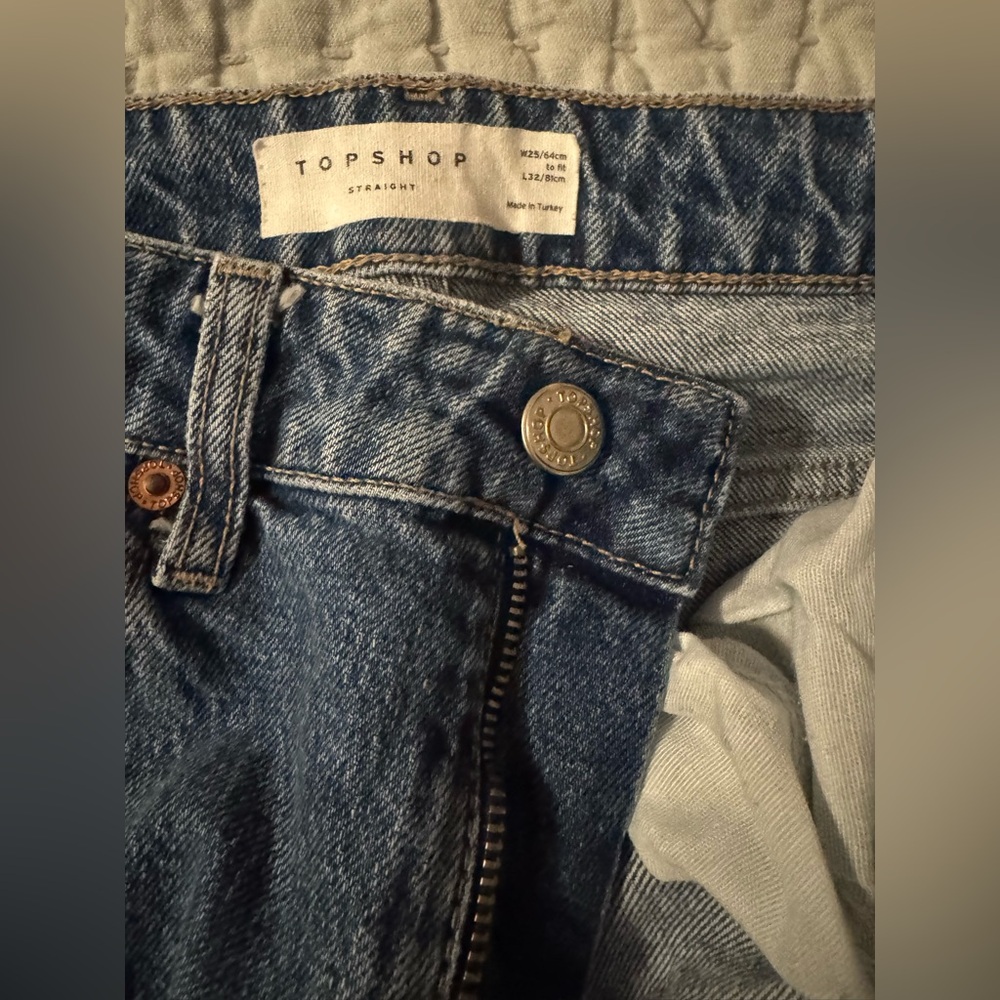 Topshop Classic Blue Denim Jeans